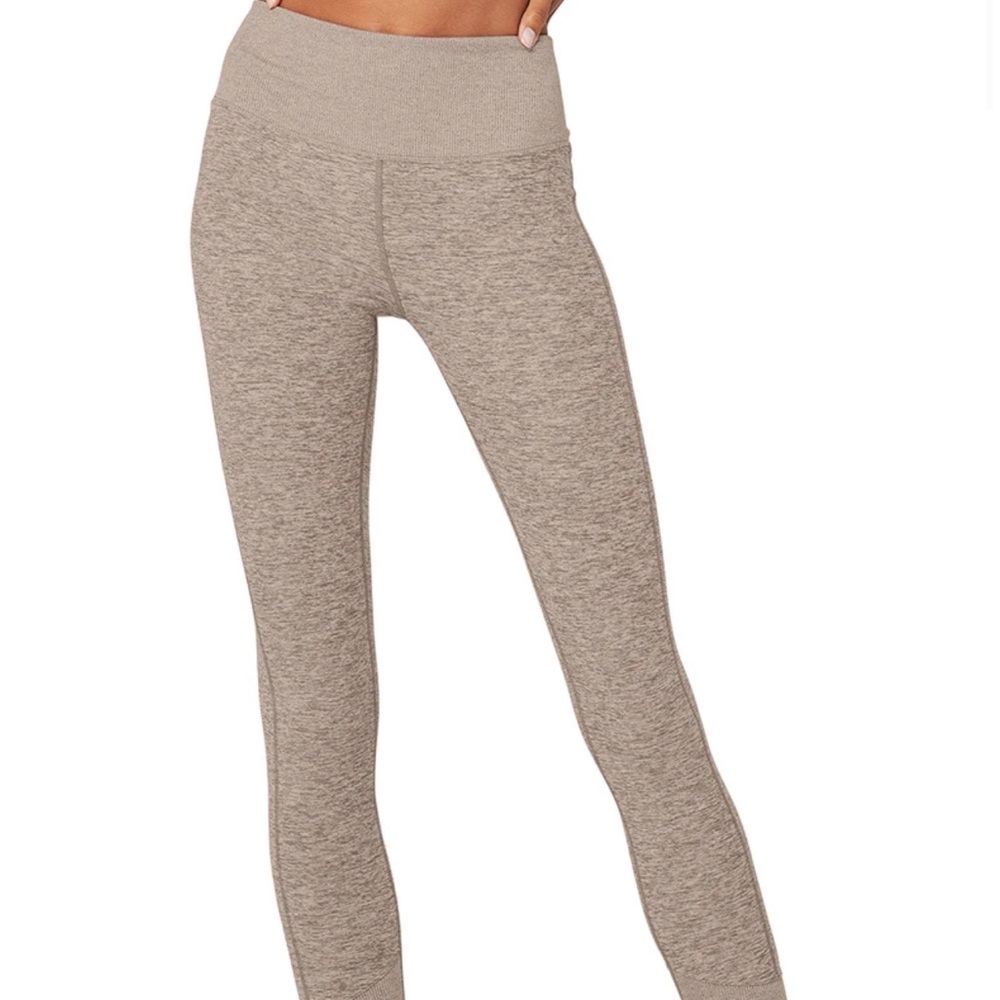 alo yoga tan leggings